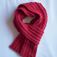 Wainscot Scarf FREE One Row Knitting Pattern