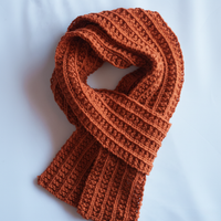 Wainscot Scarf FREE One Row Knitting Pattern