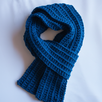 Wainscot Scarf FREE One Row Knitting Pattern
