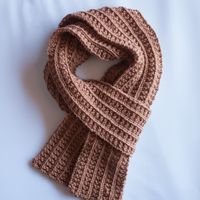 Wainscot Scarf FREE One Row Knitting Pattern