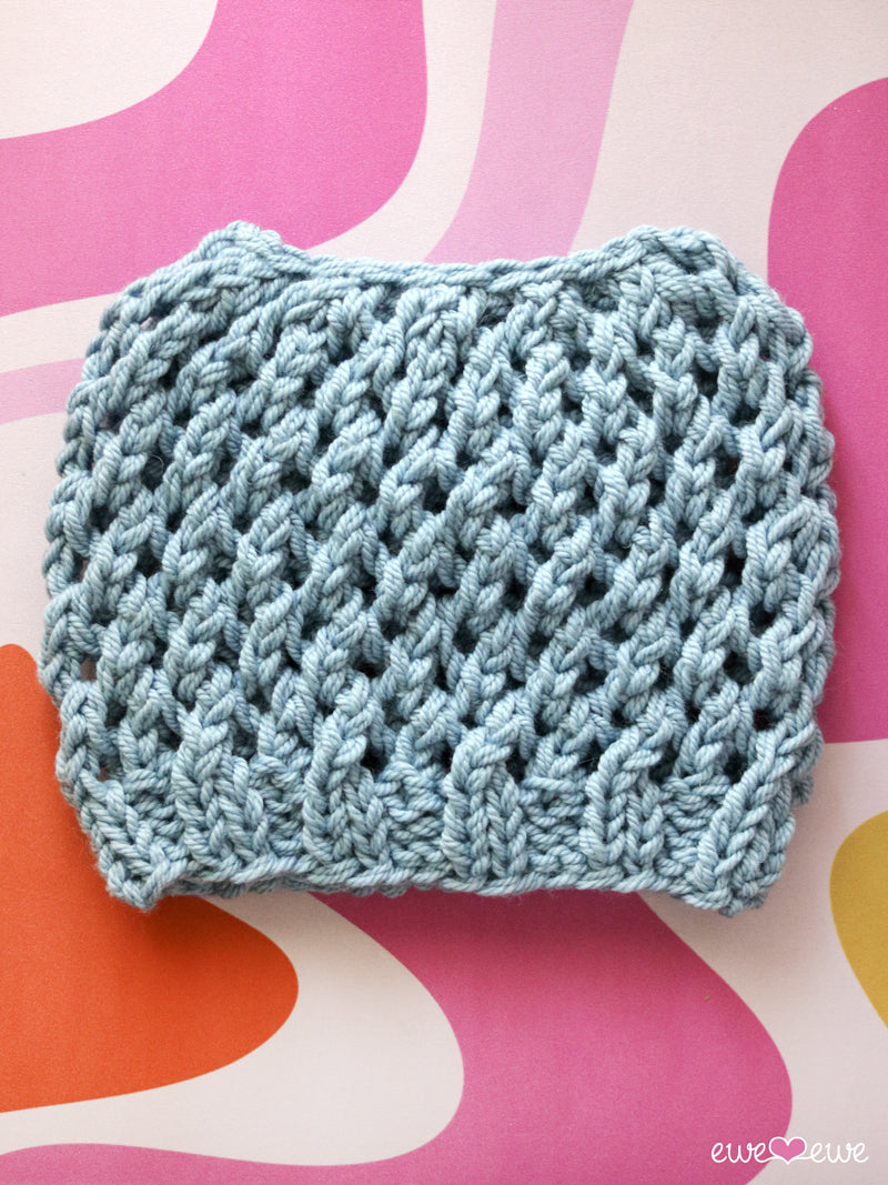 Hour and a Half Hat FREE Beanie Knitting Pattern PDF