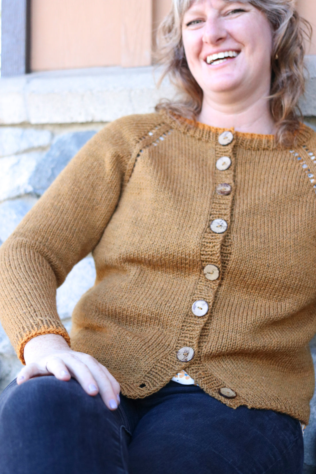 Pop Your Color Cardigan PDF Sweater Knitting Pattern