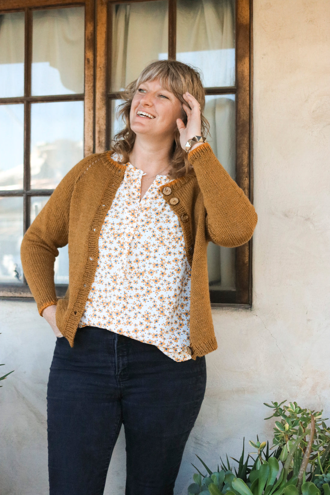 Pop Your Color Cardigan PDF Sweater Knitting Pattern