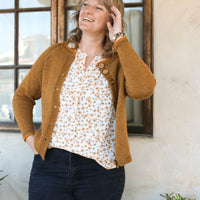 Pop Your Color Cardigan PDF Sweater Knitting Pattern