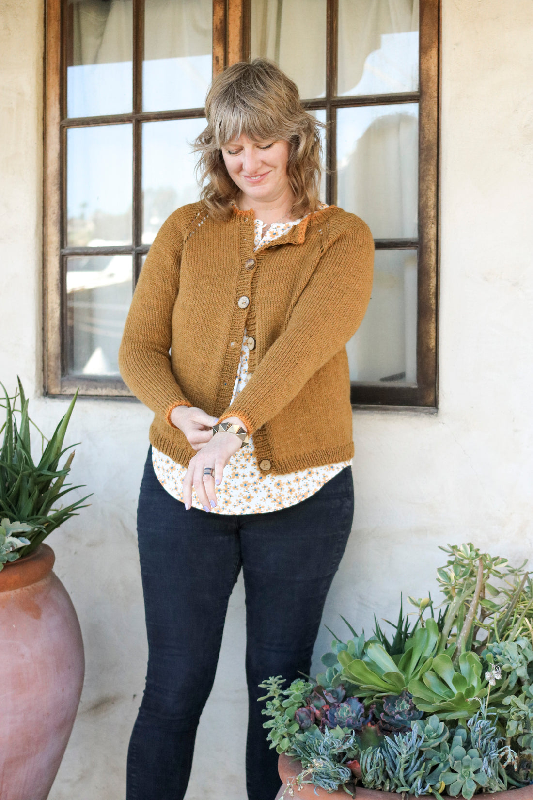 Pop Your Color Cardigan PDF Sweater Knitting Pattern