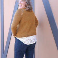 Pop Your Color Cardigan PDF Sweater Knitting Pattern