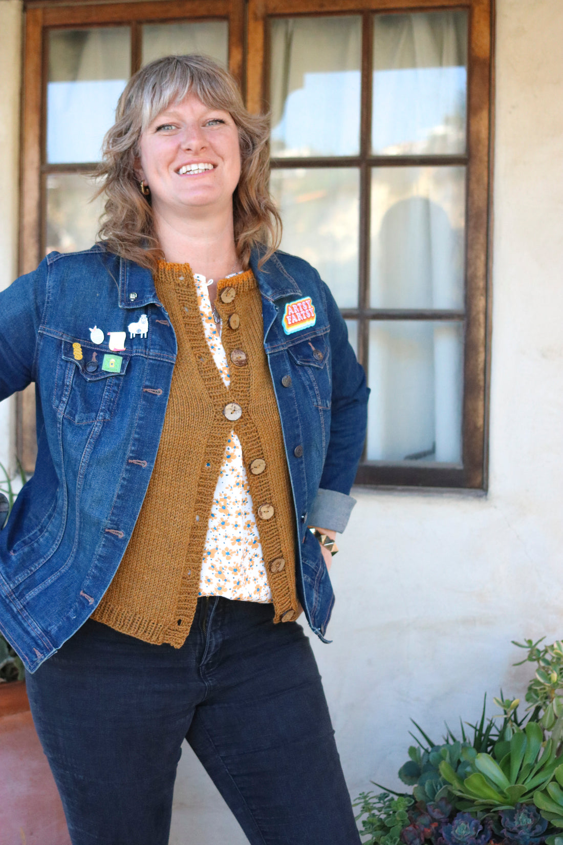 Pop Your Color Cardigan PDF Sweater Knitting Pattern