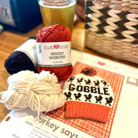Turkey Says What? Knitting Kit – Worsted Weight Hat Yarn Kit