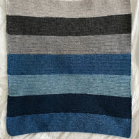 Softly Striped Baby Blanket Yarn Kit