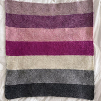 Softly Striped Baby Blanket FREE Knitting Pattern PDF