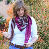 Phoenix Wrap FREE Triangle Shawl Knitting Pattern PDF