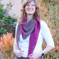 Phoenix Wrap FREE Triangle Shawl Knitting Pattern PDF