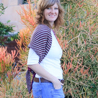 Phoenix Wrap FREE Triangle Shawl Knitting Pattern PDF