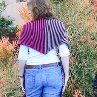 Phoenix Wrap FREE Triangle Shawl Knitting Pattern PDF
