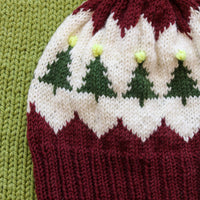 Christmas Tree Farm PDF Hat Knitting Pattern
