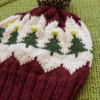 Christmas Tree Farm PDF Hat Knitting Pattern