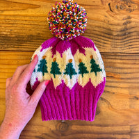 Christmas Tree Farm PDF Hat Knitting Pattern