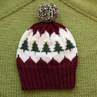 Christmas Tree Farm PDF Hat Knitting Pattern