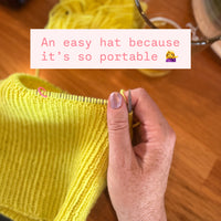 Burnout Beanie PDF Hat Knitting Pattern