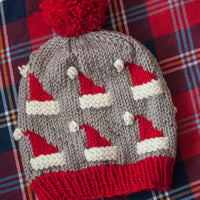 Dancing Santa Hats Knitting Kit – Bulky Weight Hat Yarn Kit