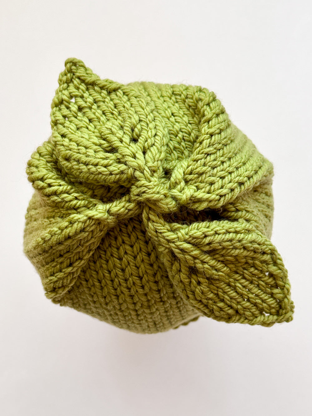 Petal & Leaf Hat PDF Knitting Pattern