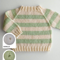 Cuddle Fluff Baby Pullover Sweater Yarn Kit