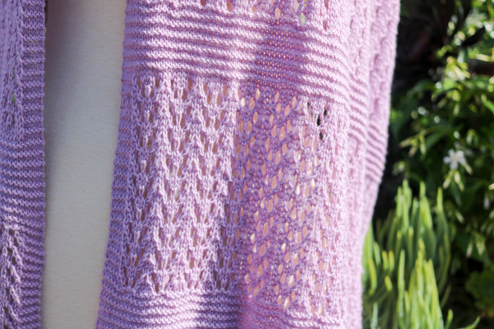 Sweet Jasmine Shawl PDF Summer Scarf Knitting Pattern
