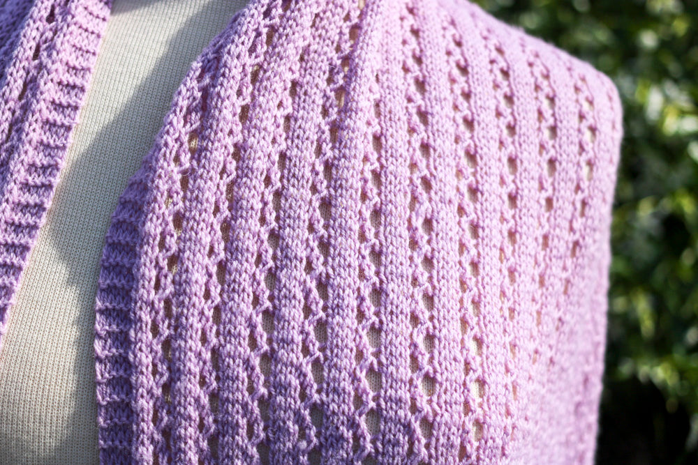 Sweet Jasmine Shawl PDF Summer Scarf Knitting Pattern