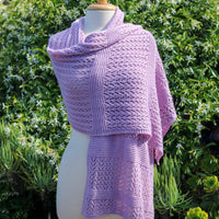 Sweet Jasmine Shawl PDF Summer Scarf Knitting Pattern