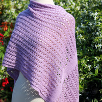Sweet Jasmine Shawl PDF Summer Scarf Knitting Pattern