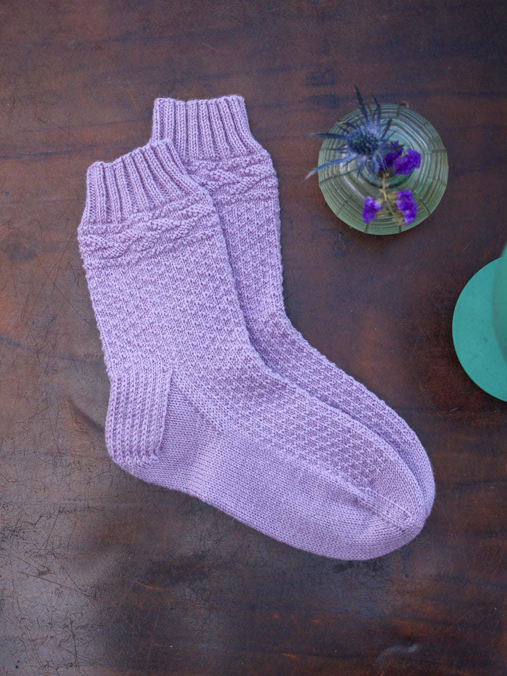 Vigneto Socks PDF Knitting Pattern