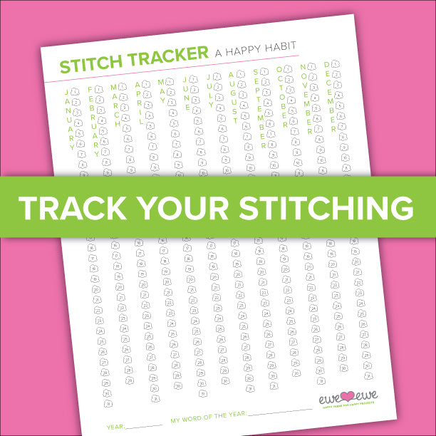Knitting and Crochet Habit Tracker FREE Printable