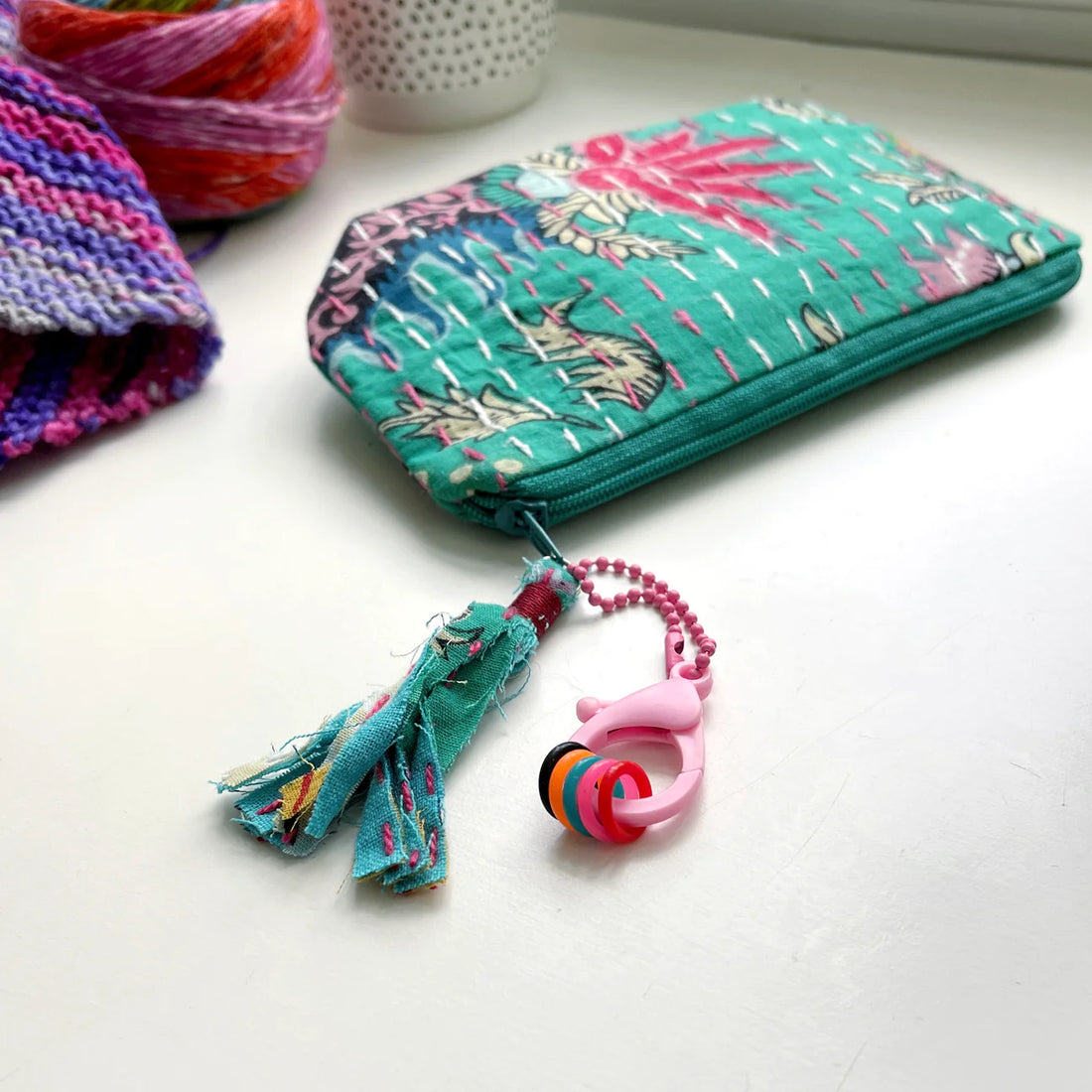 Stitch Marker Clip Keeper for Knitting and Crochet Patterns