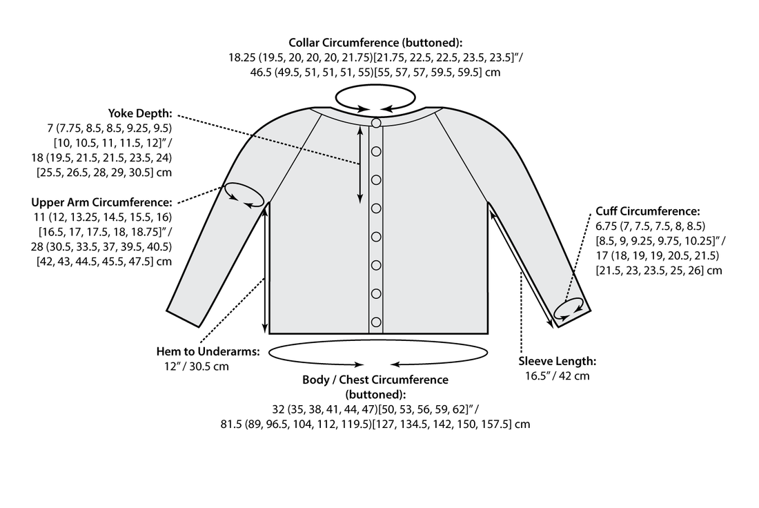 Pop Your Color Cardigan PDF Sweater Knitting Pattern