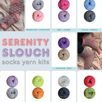 Serenity Slouch Socks Yarn Kit