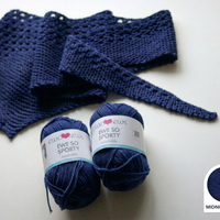 Elevensies Shawl Sport Weight Yarn Kit