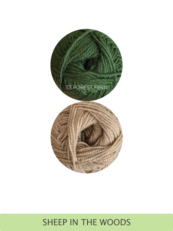 Ewe + Me Socks with Sheep Faces Yarn Kit