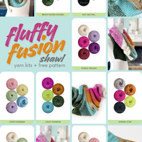 Fluffy Fusion Shawl Yarn Kit
