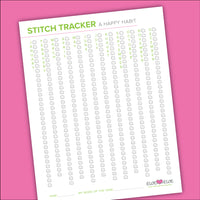 Knitting and Crochet Habit Tracker FREE Printable