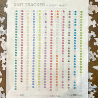 Knitting and Crochet Habit Tracker FREE Printable
