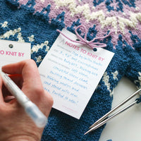 Notes To Knit By Knitting Notepads