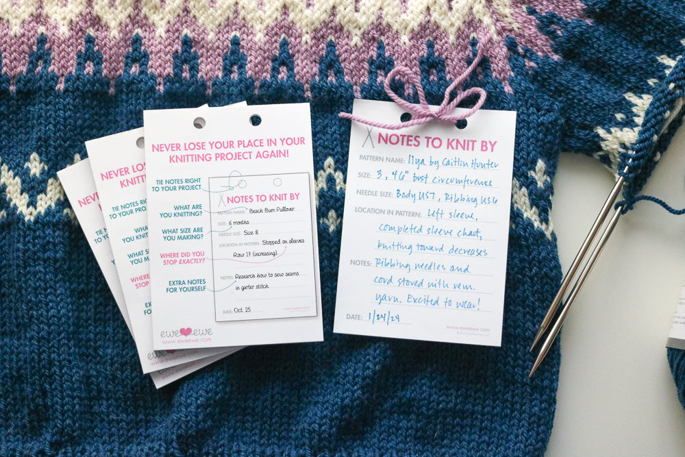 Notes To Knit By Knitting Notepads