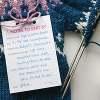 Notes To Knit By Knitting Notepads