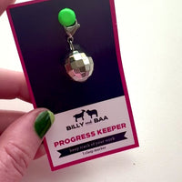 Disco Ball Progress Keeper Stitch Marker for Knitting and Crochet