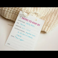 Notes To Knit By Knitting Notepads