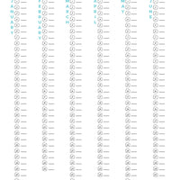 Temperature Blanket Planner FREE Printable Guide and Tracker Pages