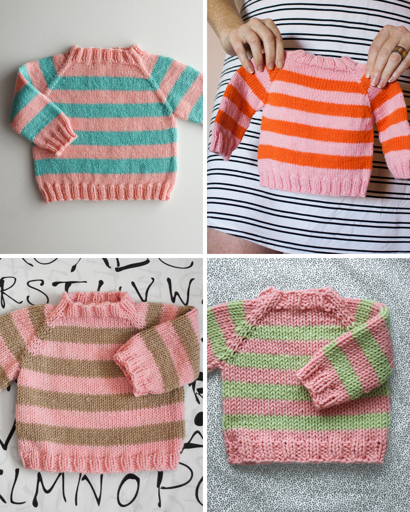 Easy As Baby Sweater Collection – Knitting Pattern eBook