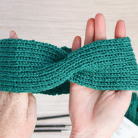 Hot Mess Headband FREE Knitting Pattern PDF