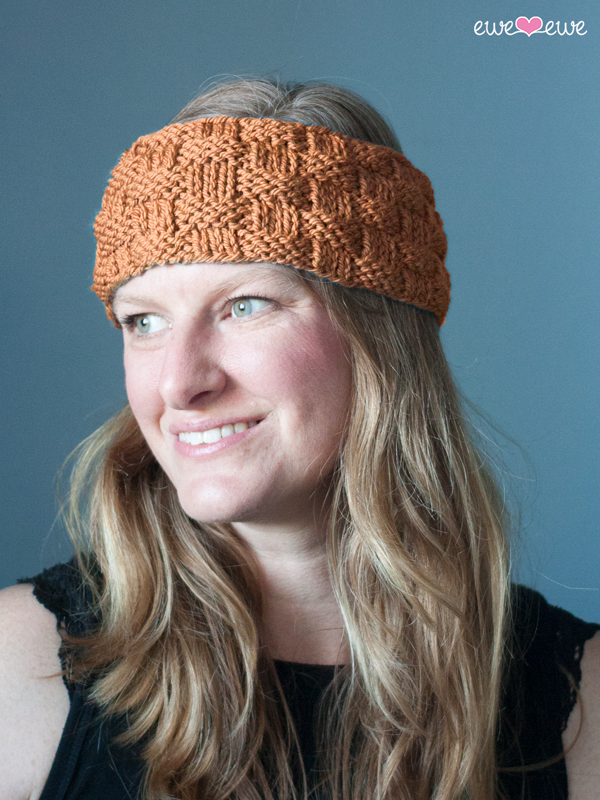 Baa Baa Band FREE Basket Weave Headband Knitting Pattern