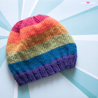 Pride Parade FREE Hat Knitting Pattern